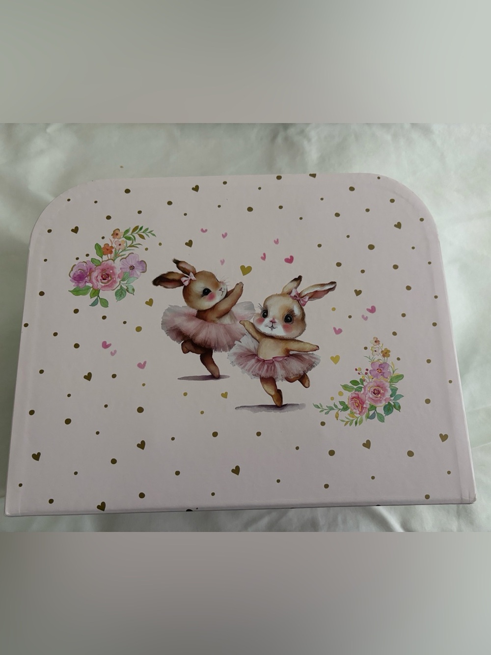 Girl's Play Tea Party Ballet Bunny in Tutu Tin Tea Set w Case New - Picture 5 of 16